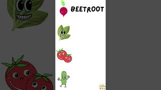 Learn Names of Vegetables in English | Interactive Pre Kindergarten Learning Videos for Toddlers