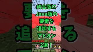 【統合版】Java版の要素を追加するアドオン2選！#無料 #マイクラ #アドオン#アドオン紹介 #統合版