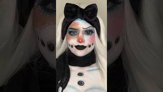 Frosty the Snowman 💙☃️  #frostythesnowman #snowmanmakeup #christmasmakeup #snow