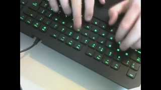 ASMR: Fast Typing on Razer Deathstalker || ASMRTyping