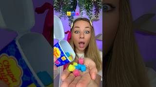 Eating chupa chups magic cubes candies 😋