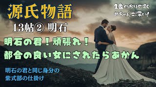【源氏物語で古文常識056(あらすじ26)】『13帖明石②明石の君編』明石の君・明石の入道・紫の上・弘徽殿大后・右大臣・光源氏・紫式部・受領の娘・光る君へ・大河ドラマ・受験古文・兵庫県・明石・陸奥紙