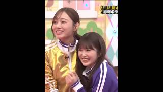 梅澤美波💖､小川彩💖､まるで親子の抱擁💖｡…#梅澤美波#乃木坂46 #乃木坂工事中 #shorts