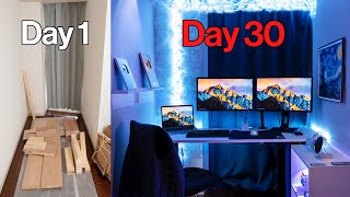 A DIY beginner's attempt to build a gaming room in 30 days