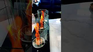 Light it up in your house... smoke free #halofire #indoorfire #smokefreelife #citronella #backyard