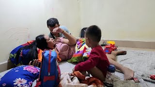 So sweet husband and wife moments❤️ romantic couples so happy with baby😊Love story daily video 55