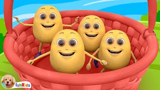 One Potato, Two Potatoes | Nursery Rhymes | Kids Songs | IshKids