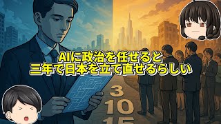 If an AI becomes prime minister, it will be able to rebuild Japan in three years.