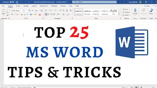 Microsoft Word の 25 のヒントとコツ