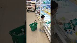 Grocery shopping with Amma🥰 #excitement #happiness #shopping #cocomelon #fun