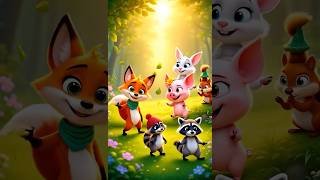 Forest Dance-Off Vibes 🌳🕺✨#3danimationstories  #animatedshorts #cutecartoon