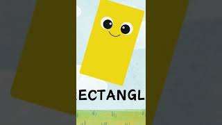 Rectangle @Brainybrunch #shapes #educationalkids #happykids