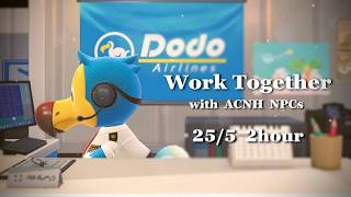 【あつ森ポモドーロ】島のみんなと作業📚🫧 ／study with me ／作業用・勉強用BGM／あつ森環境音／キーボード音