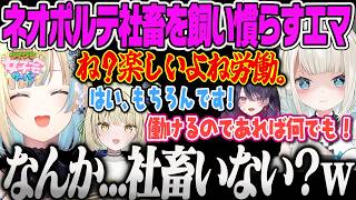 【藍沢エマ】神社作りを積極的に手伝ってくれるネオポルテ女子の社畜性能の高さに驚きを隠せないエマたそｗｗ【夜乃くろむ、蝶屋はなび、甘結もか、絲依とい、甘音あむ、光葉エニ、ぶいすぽっ！】