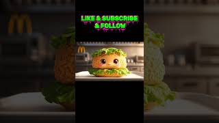 ✨🍔 #McDonalds Kawaii 3D Animation | Cute Milkshake 🥤🍓 Apple Pie 🥧🍎 Sundae 🍨 Happy Meal 🎁 #pixarstyle