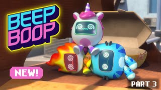 Beep Boop Ep 2 (Part 3) Miao Miao Becomes a Rocket?! 🚀 Nesting Instincts - Animated Series