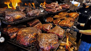 史上最高のアメリカンスタイルのバーベキュー!! テキサスバーベキュー、1か月で10トン売れた - 韓国のストリートフード