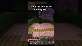 I might cry. #oneblockatatime #minecraftoneblock #minecraft