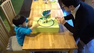 【それどこ ワクワクする工作】牛乳パック相撲（二戦目）