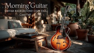 Autumn Winter Guitar Music ~ Gentle Acoustic Instrumental for Coffee Shops