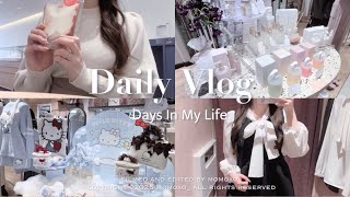 [Vlog] Three Days of Weekend as a Working Woman⟡.· Buying Cute Work Clothes👗💕 Shopping & Cafe