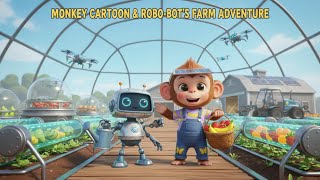 MONKEY CARTOON & ROBO-BOT'S FARM ADVENTURE