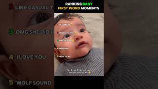 ranking the top 5 cutest baby's first words 👶 part 2