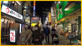 4K Walk, Night in The Ueno Tokyo, Japan | 夜の上野はとてもにぎやか