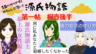 【源氏物語で古文常識004(あらすじ02)】『1帖：桐壺（後半）』藤壺女御（輝く日の宮）の登場！左大臣の娘、葵上も登場！　臣籍降下と元服も　光る君へ2024大河