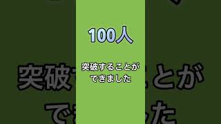 チャンネル登録者100人突破しました！！　本当にありがとうございます😊