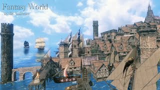 [ASMR / Ambience] Harbor Sounds / Seaside Town Ambience / Medieval Atmospher