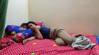 sweet mother watching baby playing happiness 😊