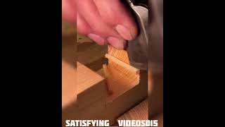 Wood working asmr #satisfying #youtubeshorts #shorts #wood #work