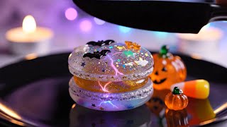 【ASMR】ハロウィン🎃ガラスのお菓子をカットする by AI
