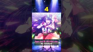 Top 10 Oshi no Ko Songs #shorts #oshinoko #animemusic