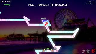ADOFAI CustomㅣPlum - Welcome to Dreamland! (Map by 유나)