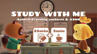 【ポモドーロタイマー】しずえ＆たぬきちと一緒に2時間集中しよう！ ／study with me ／作業用／あつ森環境音